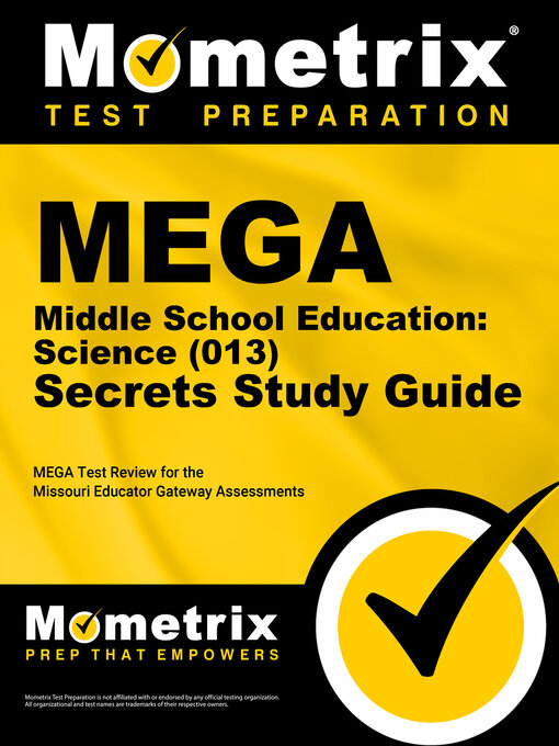 Cover image for MEGA Middle School Education: Science (013) Secrets Study Guide